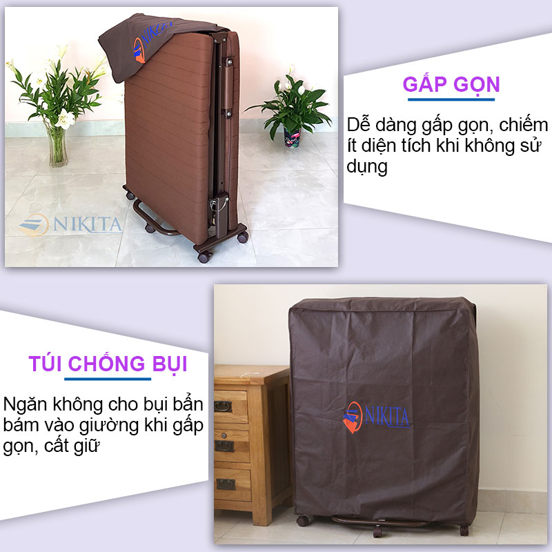 Giường gấp hai thông minh mẫu Hàn Quốc, NIKITA HQ