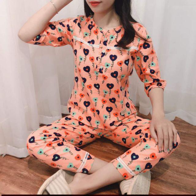 Đồ bộ mặc nhà, sau sinh siêu đẹp ảnh thật