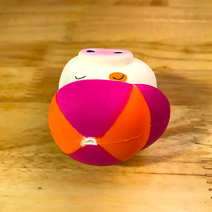 Squishy heo đội nón mini, squishy chậm tăng có thể dùng làm móc khóa