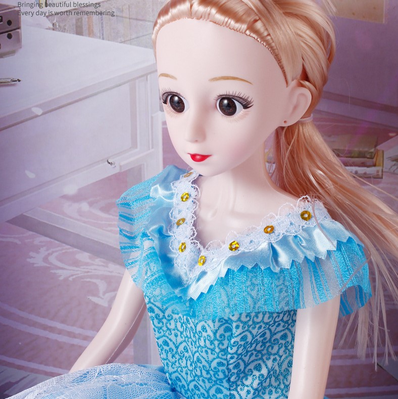 Búp bê barbie 60cm công chúa elsa đồ chơi cho bé gái 2 3 4 5 tuổi có hộp đẹp, quà tặng sinh nhật cho bé