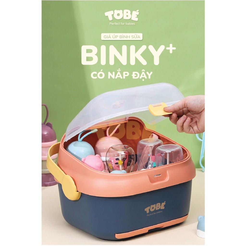 Giá úp bình sữa có nắp đậy Binky Plus an toàn cho bé