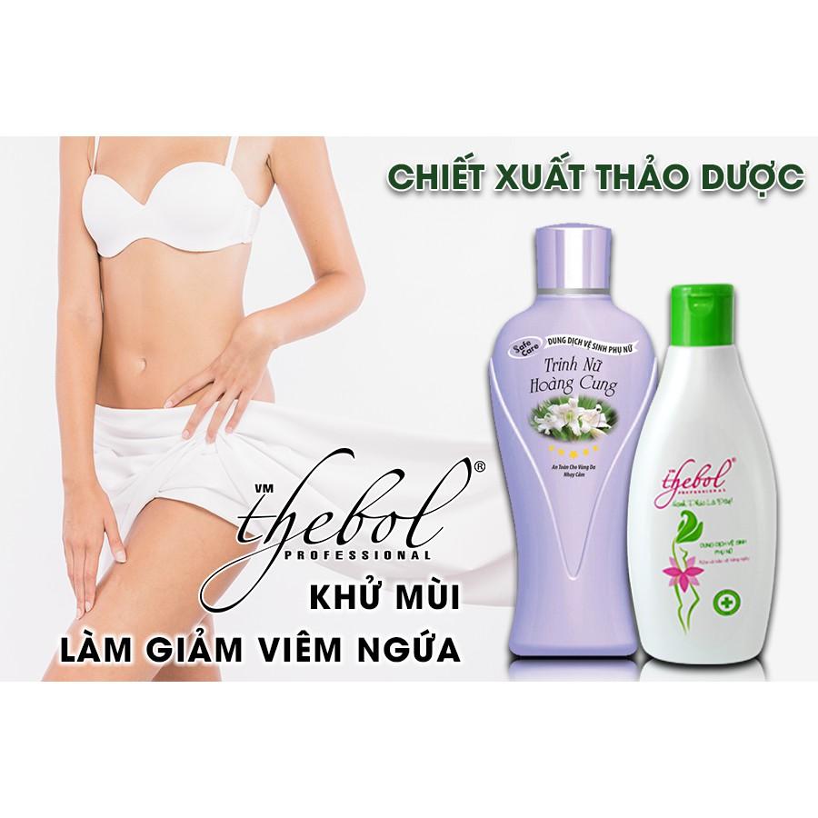 Dung Dịch Vệ Sinh Phụ Nữ chiết xuất từ cây Trinh Nữ Hoàng Cung Thebol 150g