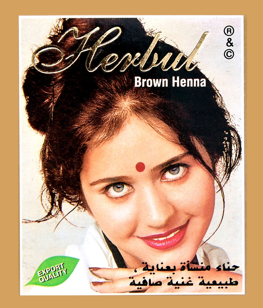 Thuốc nhuộm tóc thảo dược màu nâu Herbul Brown Henna