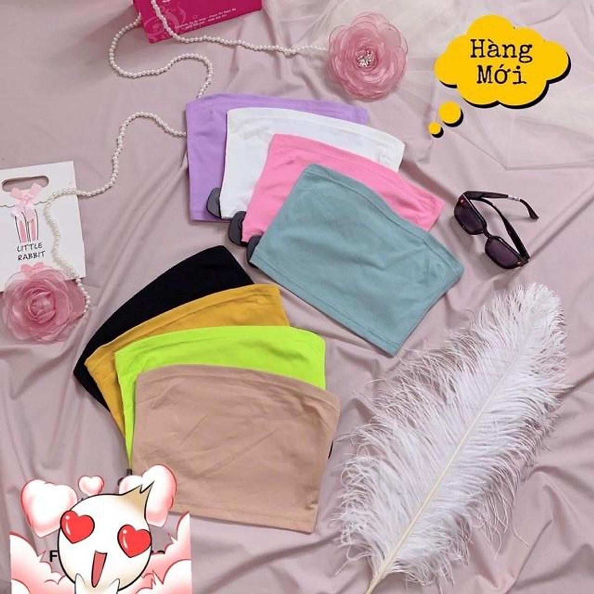 Áo Ống croptop Thun kiểu - hồng