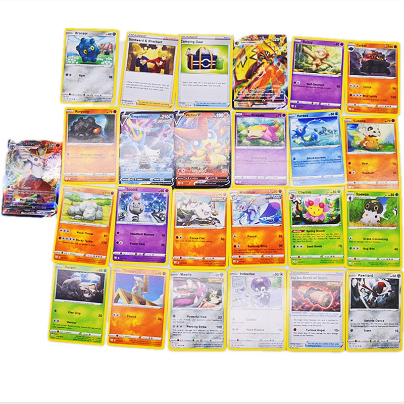 Bộ Thẻ Bài Pokemon 25 Thẻ Sword Shield BATTLESTYLES Loại Cao cấp