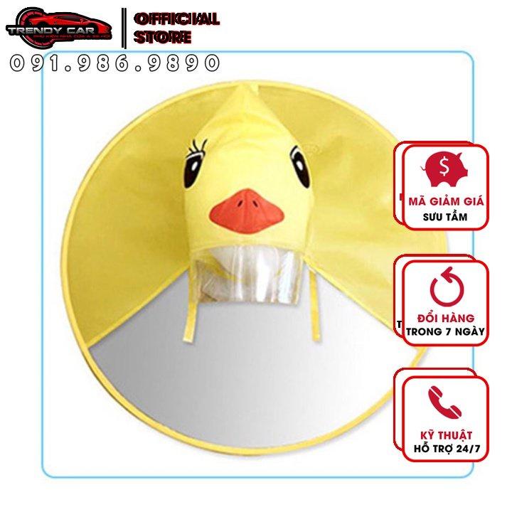 Áo mưa trẻ em ngộ nghĩnh kiểu Hàn Quốc Áo mưa Con vịt nhỏ Màu vàng choàng Mũ ô cho trẻ 3 - 5 tuổi - Size S < 4 tuổi