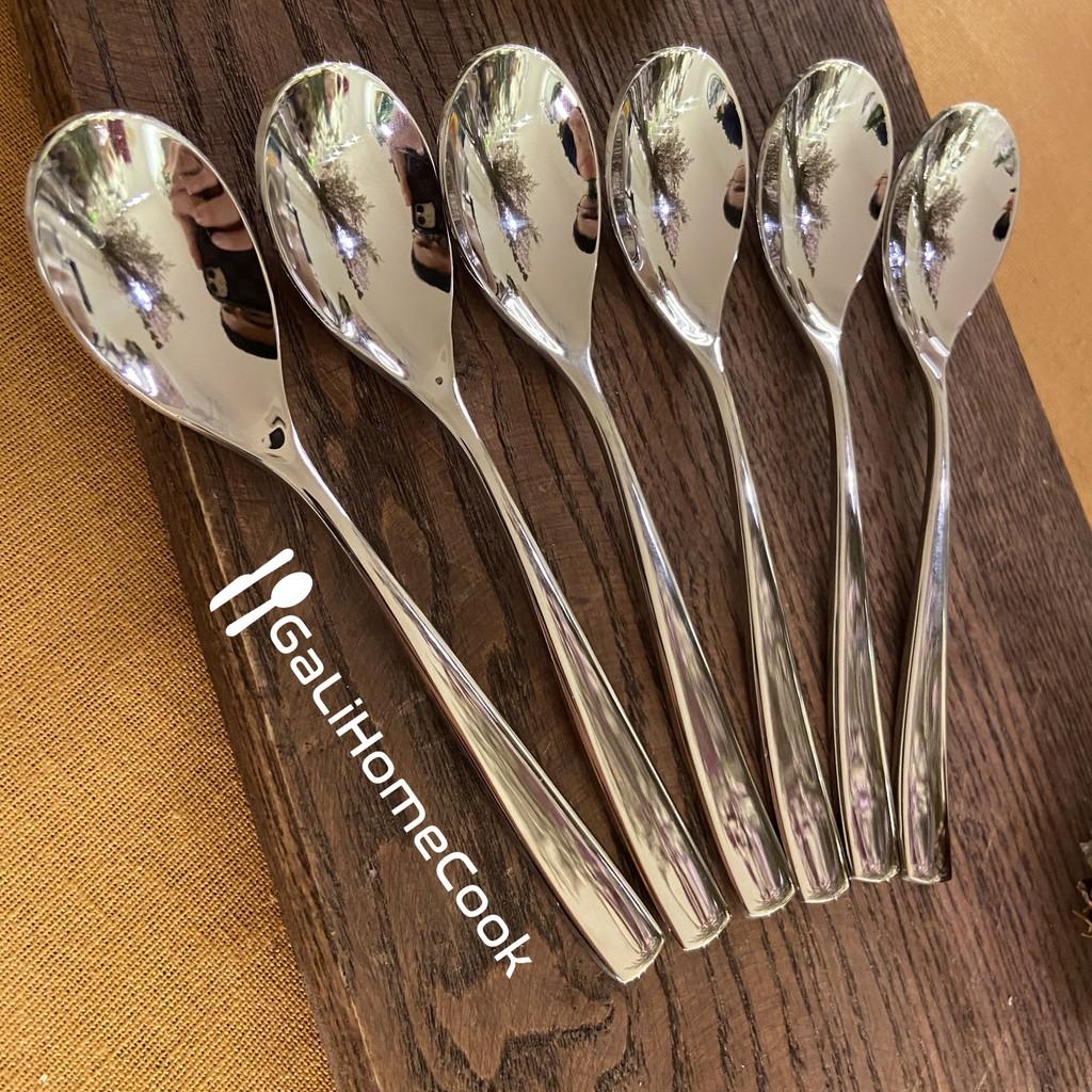 Thìa cà phê (cafe) cán ngắn inox 304 phong cách Châu Âu cao cấp