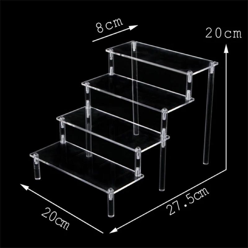 Acrylic Kệ mica trưng bày sản phẩm, mô hình, nước hoa, nước Sơn . - 5 tầng