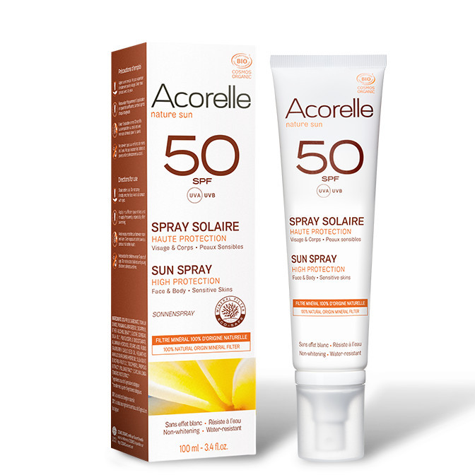 Sữa chống nắng Acorelle cho mặt và toàn thân SPF 50 100ml