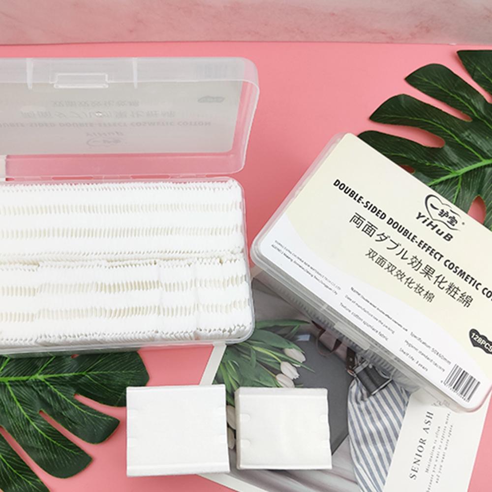 128 miếng bông cotton tẩy trang cho da và móng