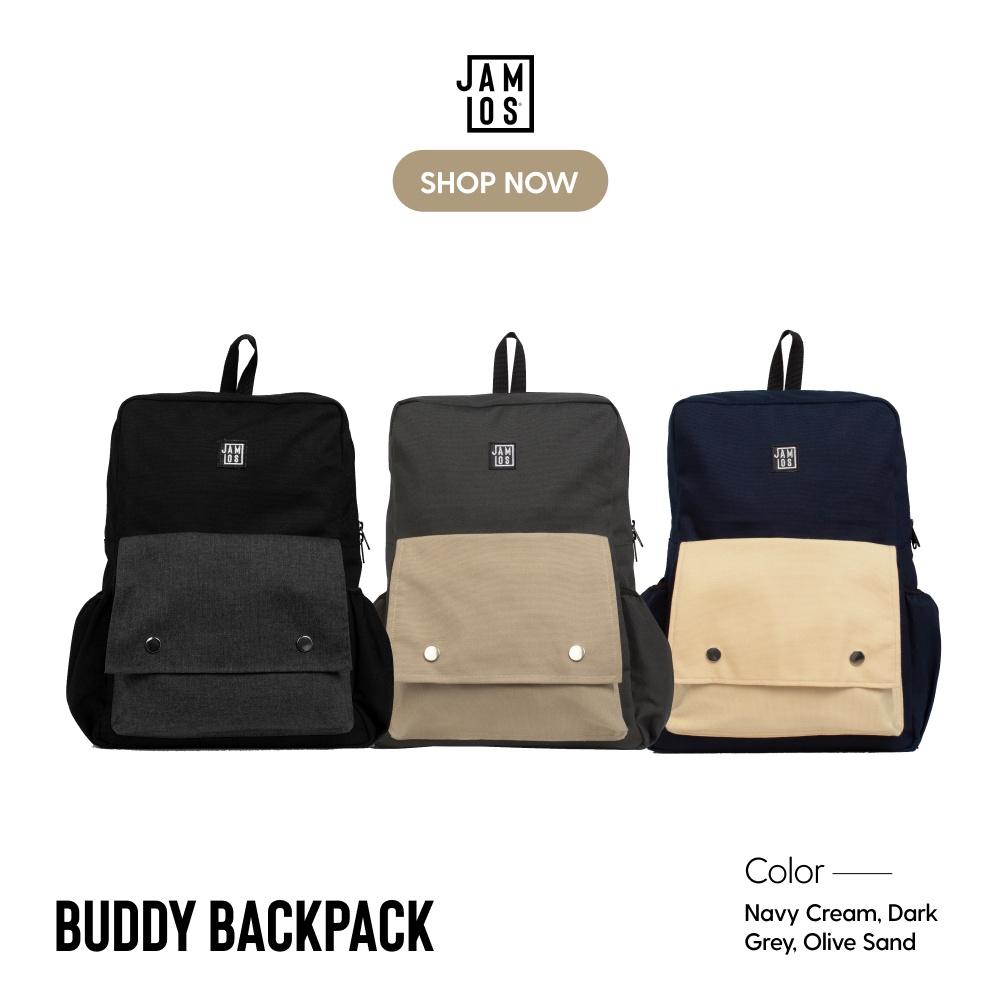 Balo thời trang nhiều ngăn đi học đi chơi vải canvas Buddy Backpack Jamlos