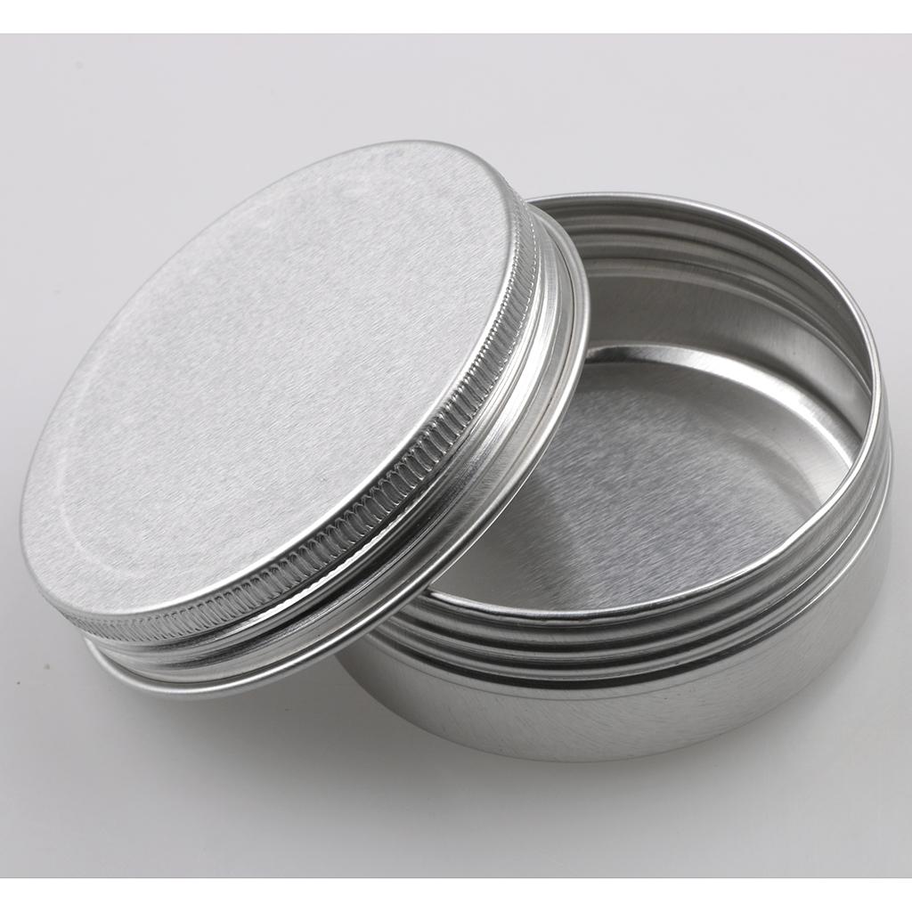12 pcs Round aluminum tins