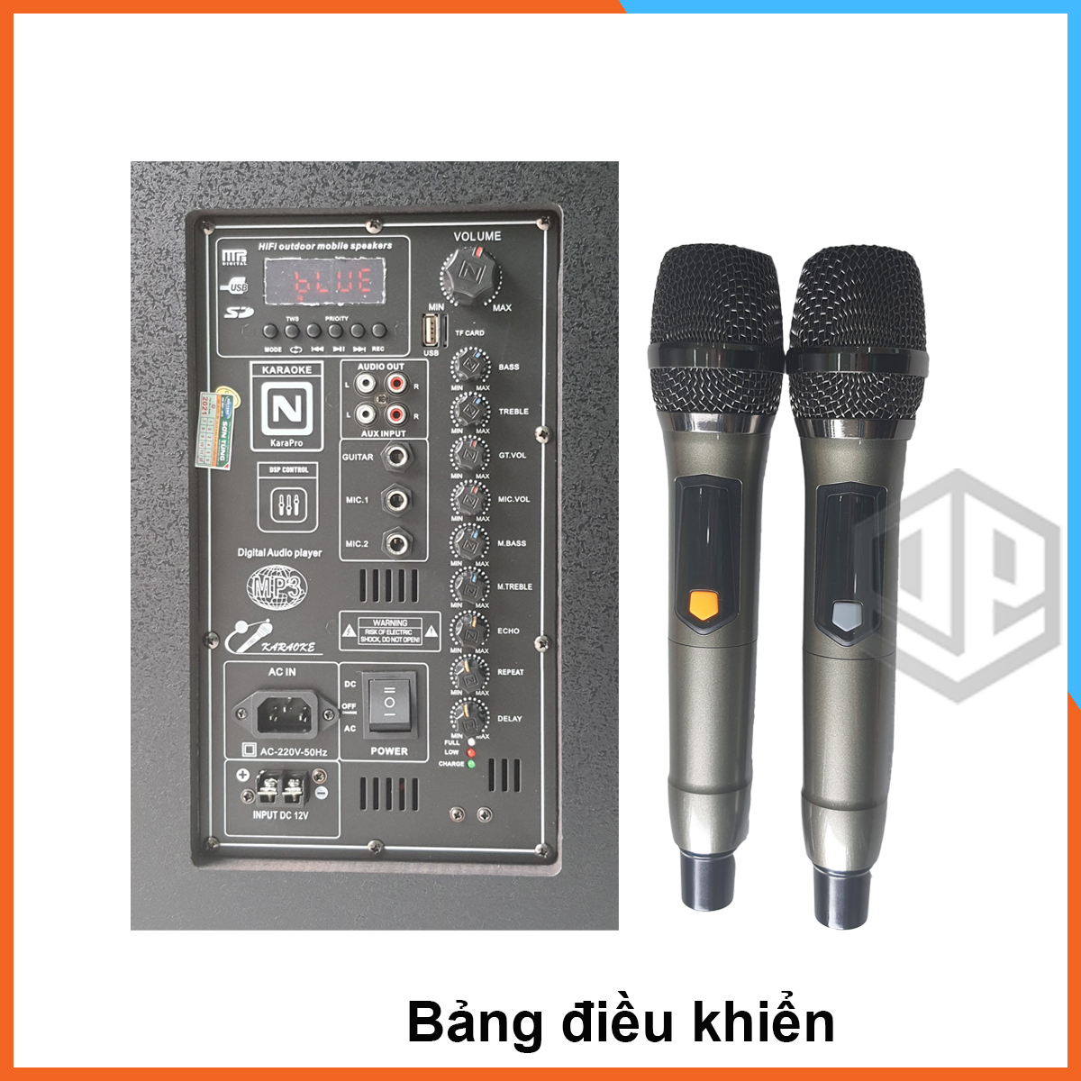 Loa Kéo Karaoke Nanomax Bluetooth Bass 40 Tặng 2 Mic Đọc Được Usb Thẻ Nhớ Công Suất 620w Có Bánh Xe Cao Cấp hàng chính hãng