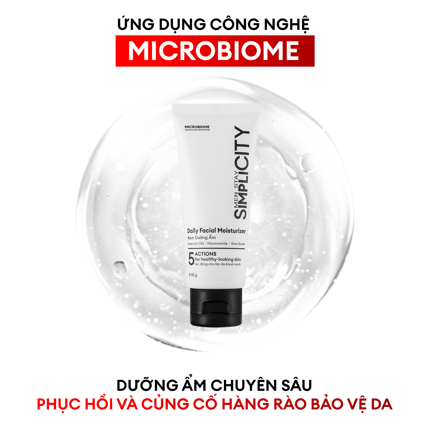 Kem dưỡng ẩm đa năng Facial Moisturizer Men Stay Simplicity