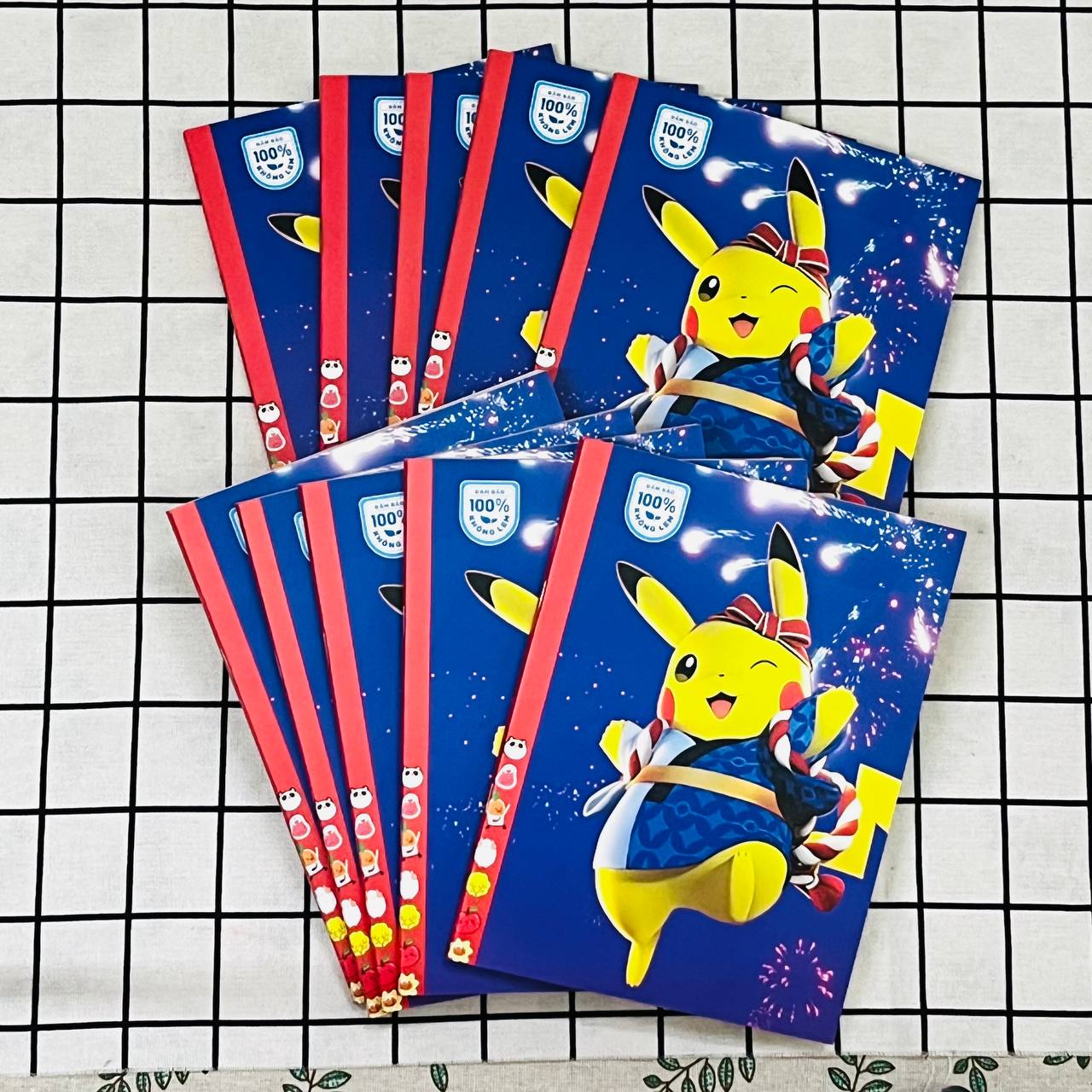 Tập Học Sinh  Vanlangbooks 96 Trang Định Lượng 100 (4 Ôly) - Pokemon - Vanlangbooks