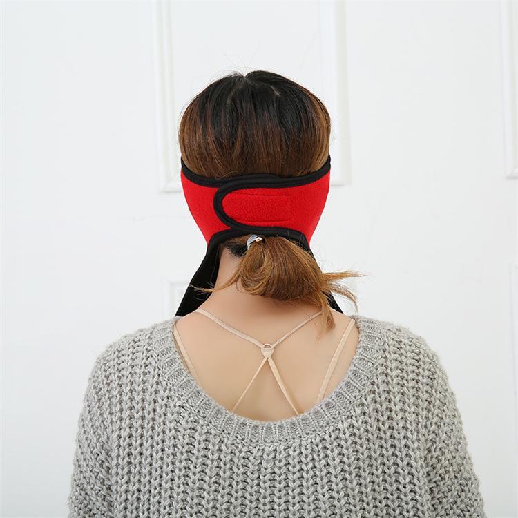 Khẩu trang ninja che cổ che tai vải nỉ dán sau gáy dễ dùng phù hợp nam và nữ