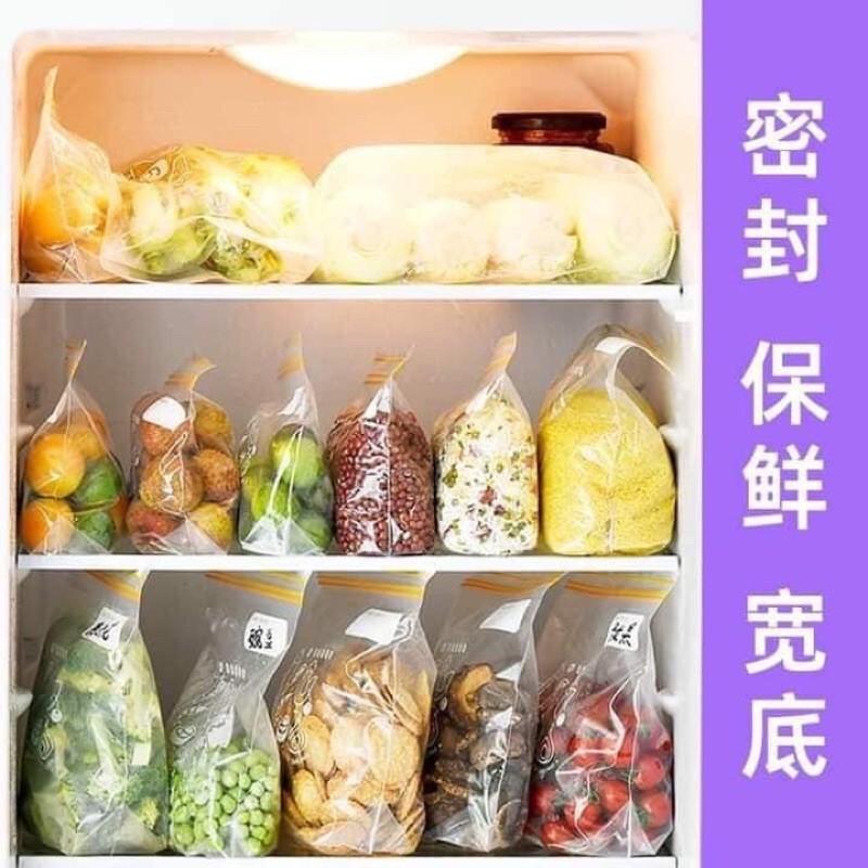PVN31208 Set 3 Hộp Túi Zip Đựng Thực Phẩm Có Khóa Đủ Cỡ Sealed Bag Thông Minh T2