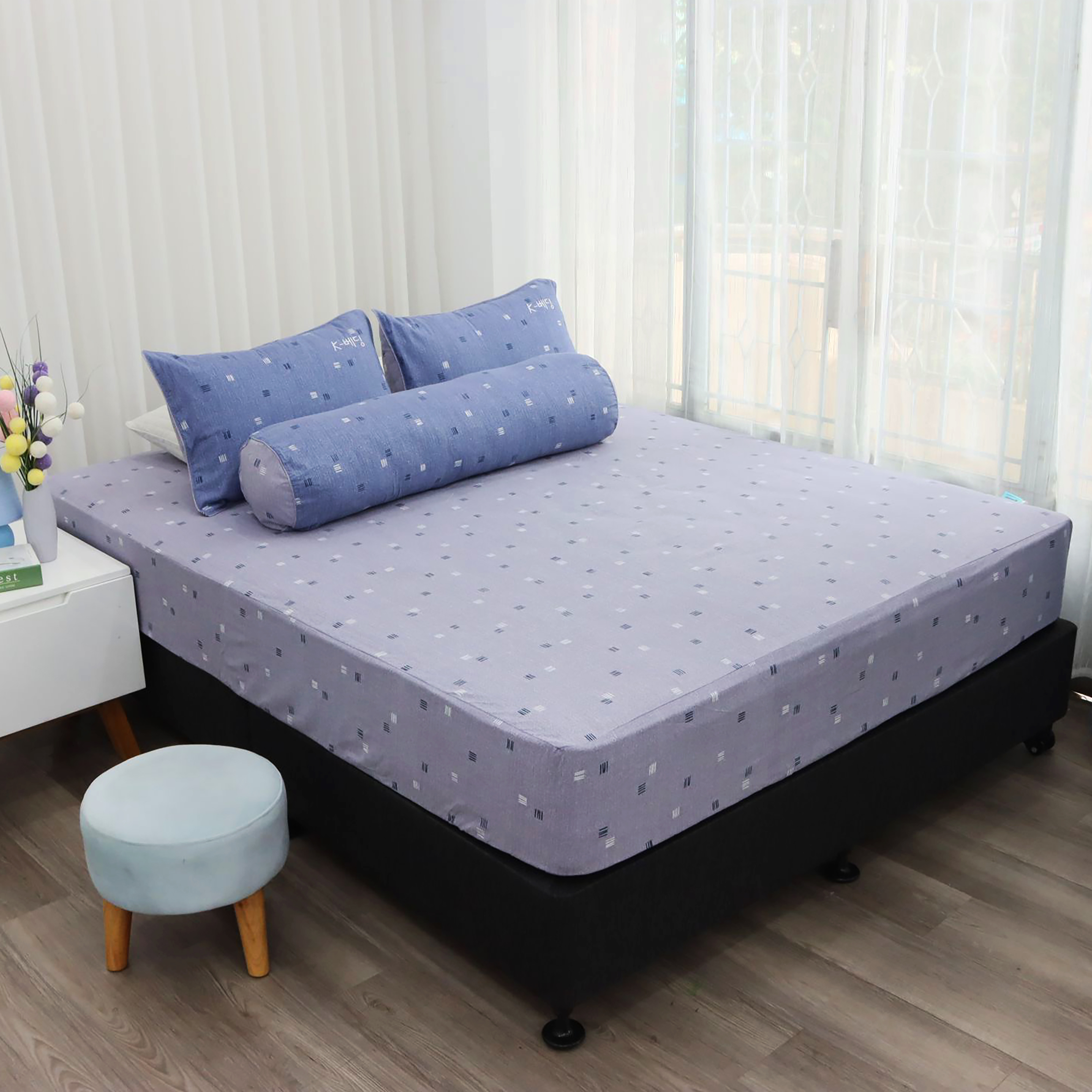 Bộ ga giường K-Bedding KMTP307 chất liệu Microtencel mềm mại, thoáng mát (KHÔNG BAO GỒM CHĂN)