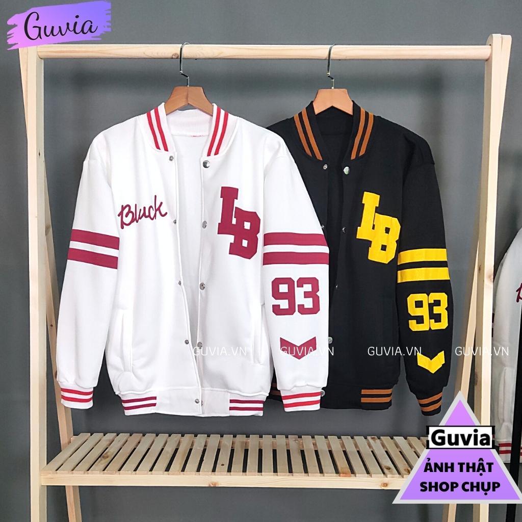 Áo Khoác Bomber Nỉ LB Nam Nữ Form Rộng Vải Nỉ Hình In Đẹp