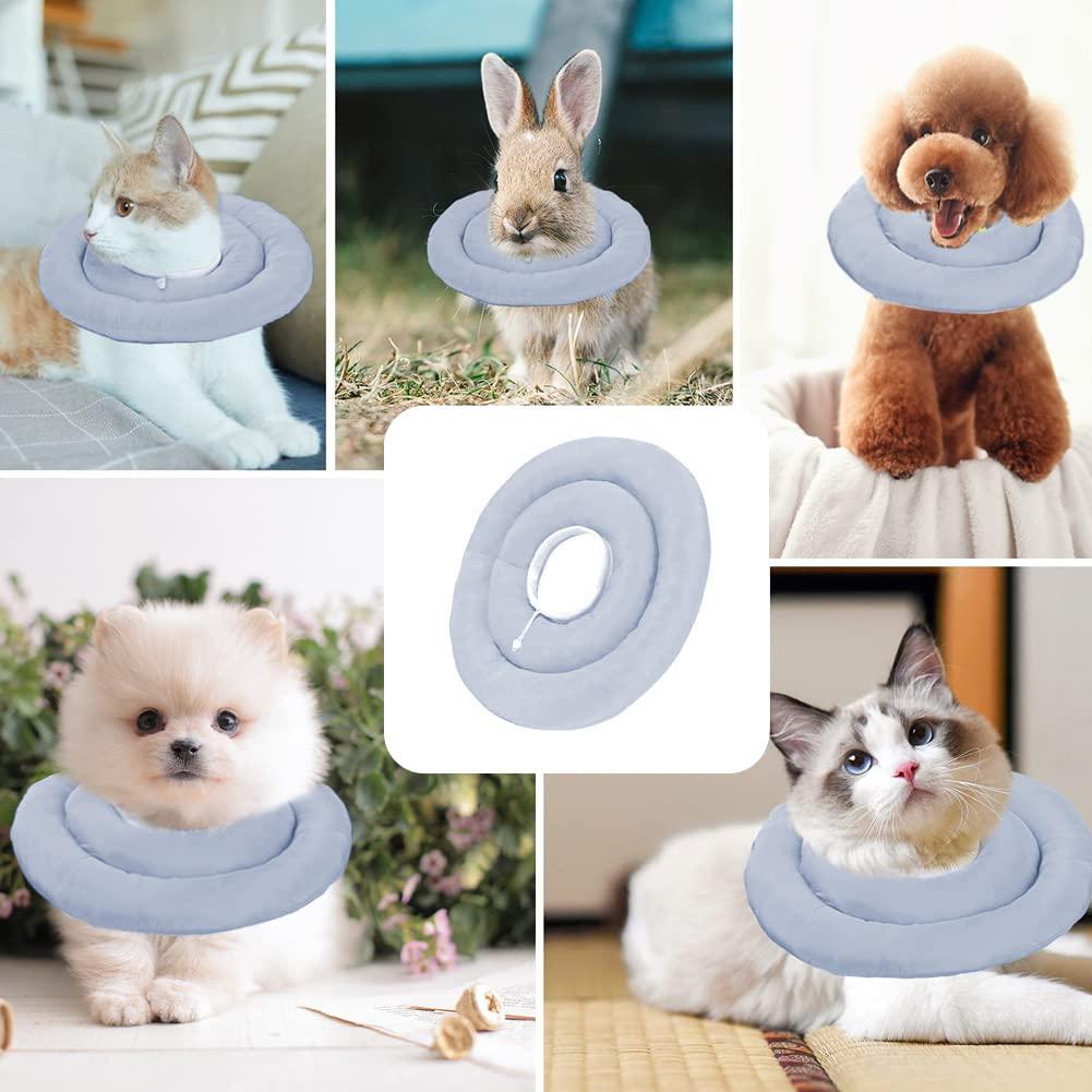 Vòng cổ cho mèo Vòng cổ cho chó Vòng cổ chống liếm cho mèo Vòng cổ chống trầy xước, có thể điều chỉnh, phục hồi Thích hợp cho mèo và chó nhỏ
