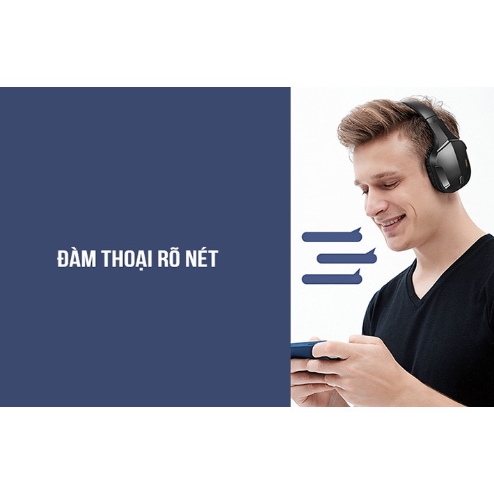 Tai Nghe chụp tai Game thủ Remax Rb-750Hb không dây, kết Nối Bluetooth 5.0 Chống Nước Cho Điện Thoại / Máy Tính-hỗ trợ thẻ nhớ-Hàng Chính Hãng