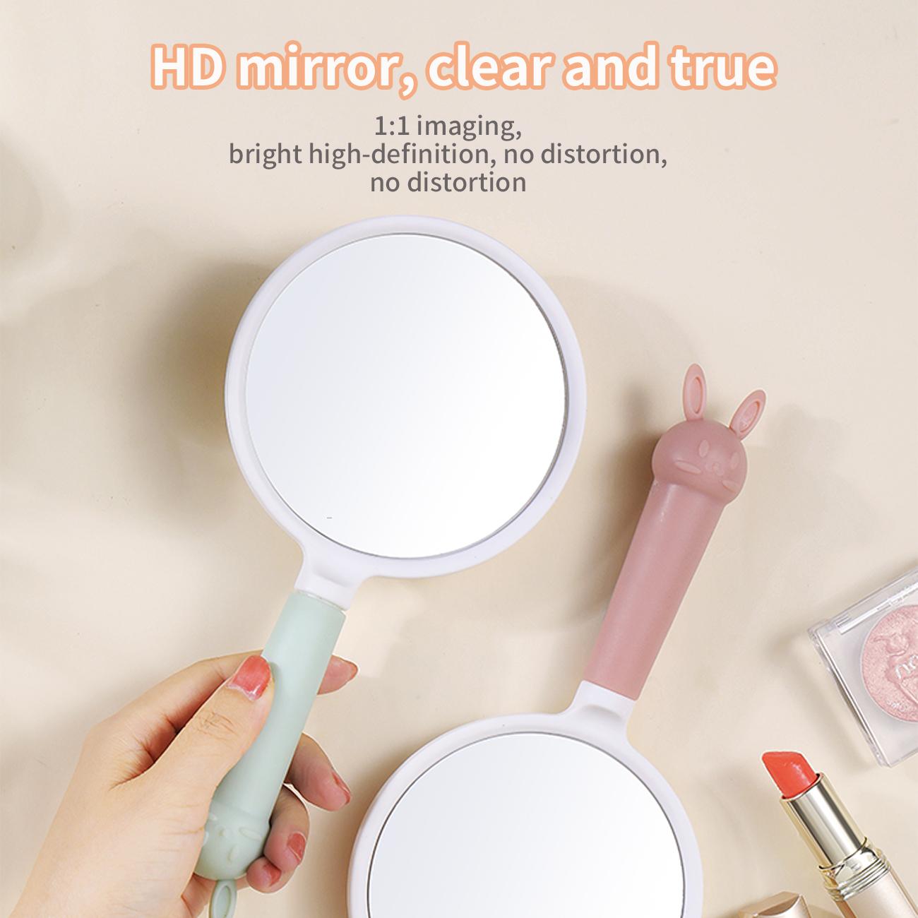 Gương Trang Điểm Cầm Tay Hình Tròn Nhỏ Gọn Tiện Dụng