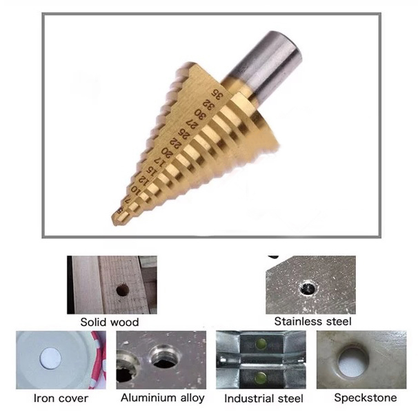 Mũi khoan tháp siêu cứng HSS đường kính từ 5mm-35mm