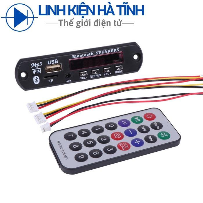 Mạch giải mã Bluetooth 6V-12V MP3 trên ô tô Đài FM bộ giải mã âm thanh Bluetooth 5.0 có thể được thay đổi thành 5V