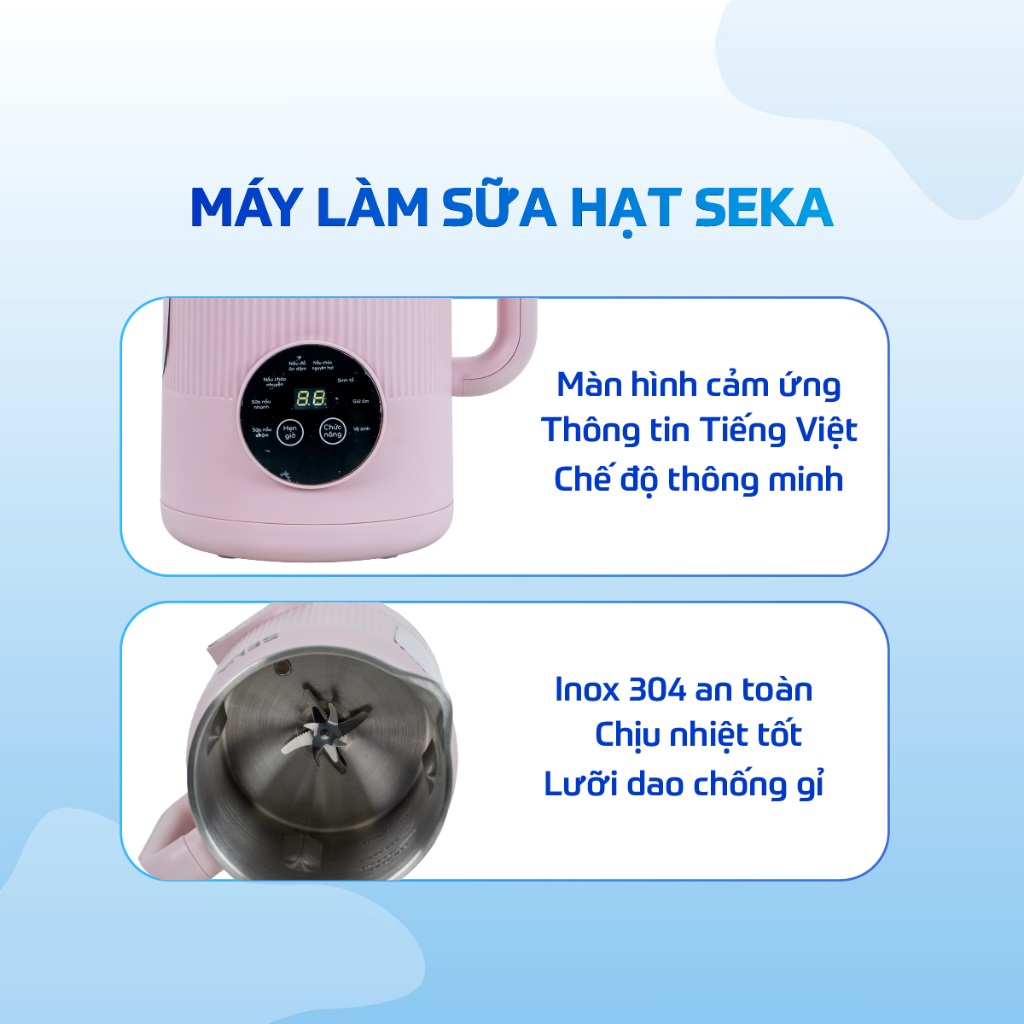 Máy Làm Sữa Hạt SEKA SK320 PRO - Hàng Chính Hãng