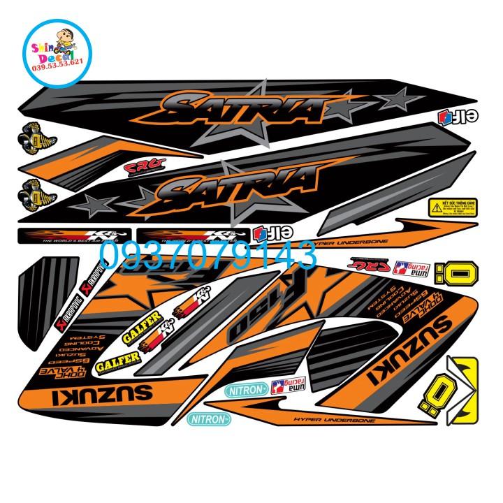 Tem rời satria ngôi sao thường xang cơ