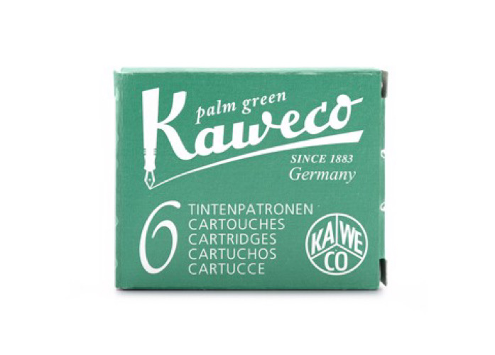 Kaweco vỉ mực 6 ống màu Green