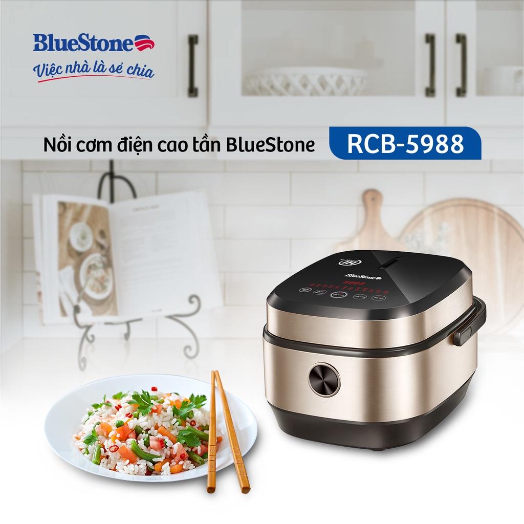 Nồi Cơm Cao Tần Bluestone RCB-5988, 1.5 lít - 1200 W, Điều Khiển Cảm Ứng, 13 Chức Năng Nấu, Hàng Chính Hãng