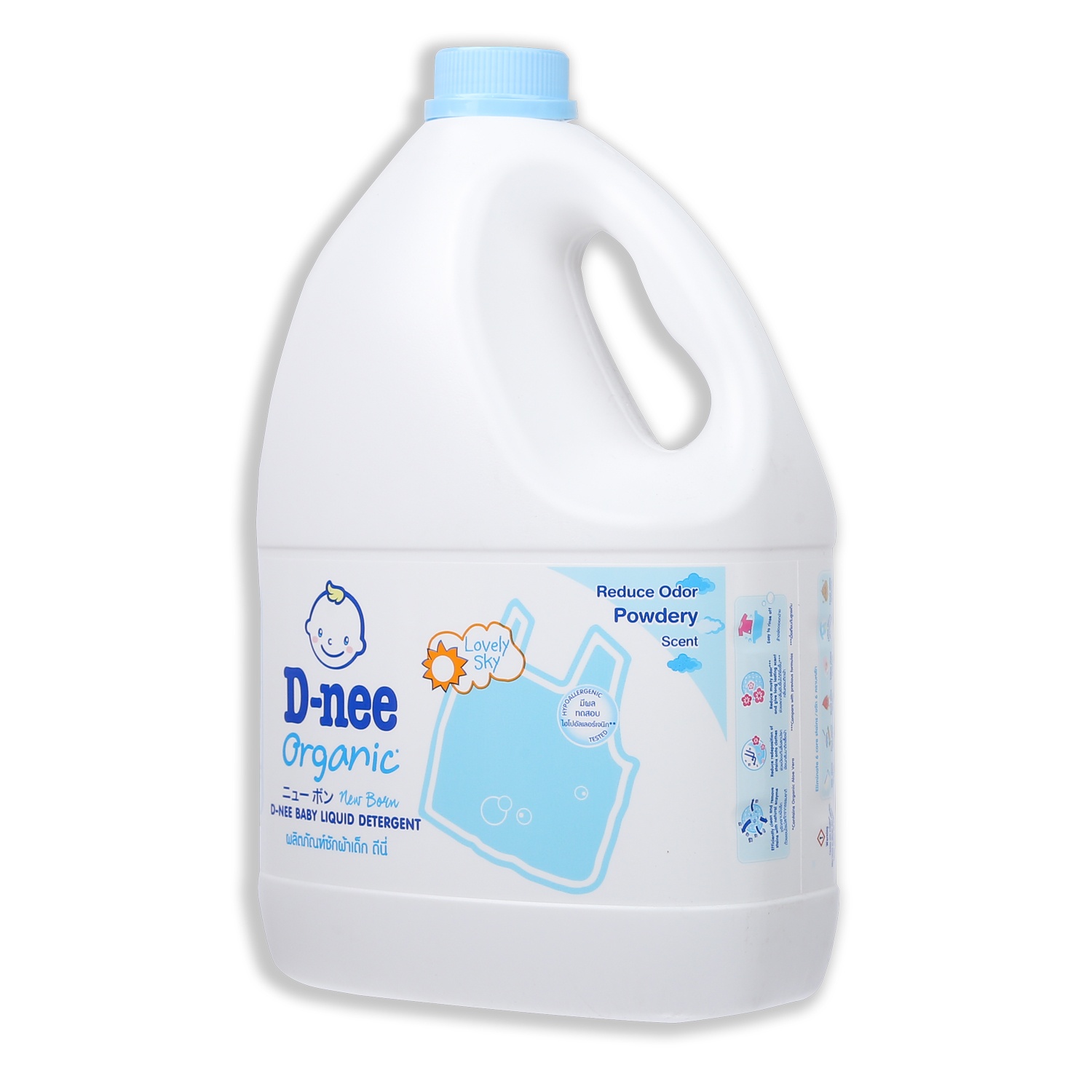 Nước giặt quần áo cho bé D-nee Organic 3000ml Thái Lan
