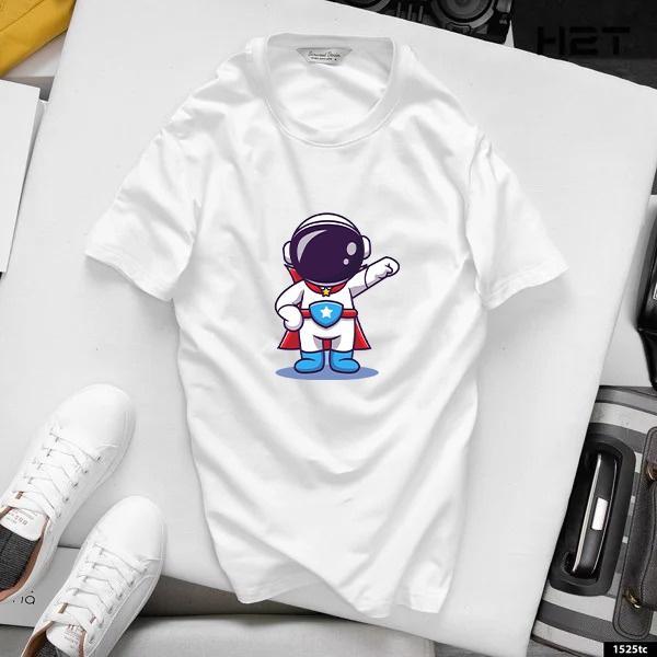 Áo thun Freeship unisex nam nữ, mẫu in Phi Hành Gia Star, cổ tròn tay ngắn, vải cotton dày đẹp A116