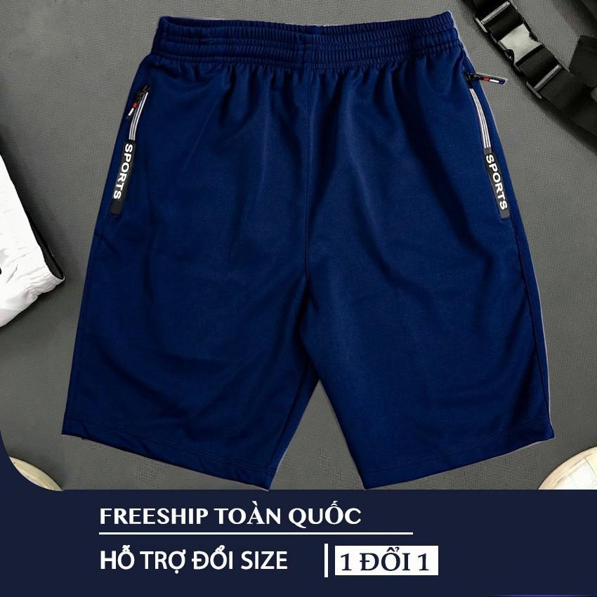 Quần Thun lạnh thể thao 2 túi khóa kéo chất vải dày, mềm mịn co dãn 4 chiều - QSTT021