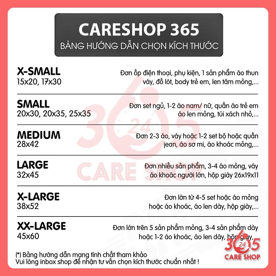 Túi Gói Hàng Túi Đóng Hàng Niêm Phong Tự Dính CARESHOP365 Size 28x42cm Thông Dụng Cho Đơn 2-3 Bộ Đồ, Sơ Mi - CT03