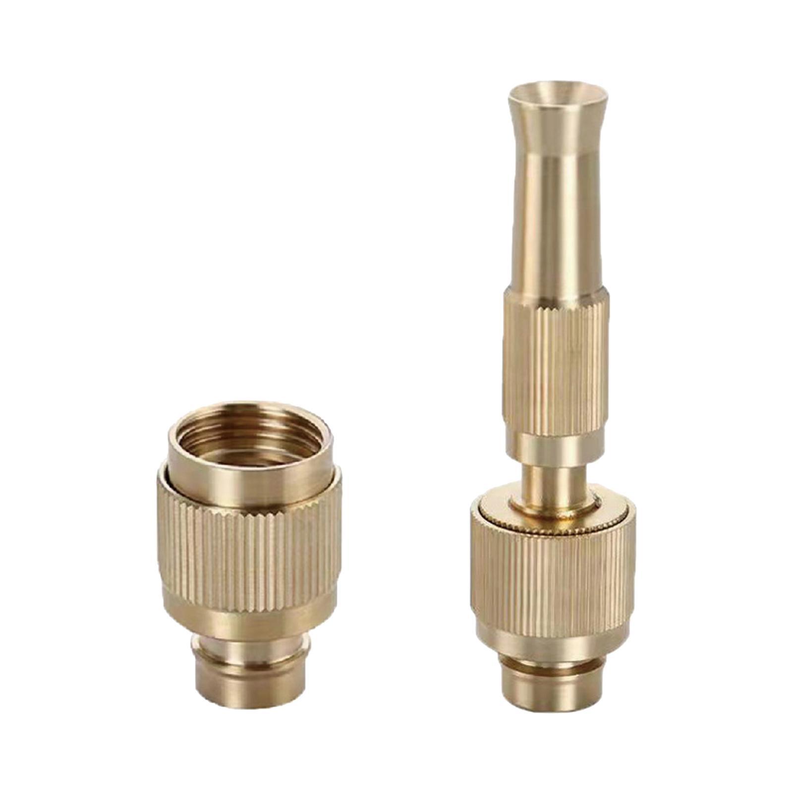 Brass Spray Nozzle, Pressure Washer Nozzle, Multifunctional Brass Water Hose Nozzle for Car Washing