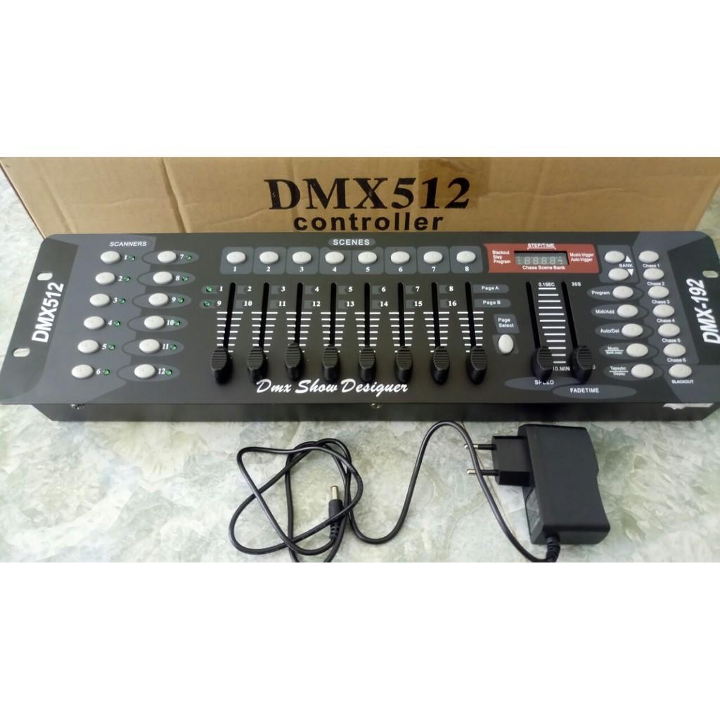 BÀN ĐIỀU KHIỂN ĐÈN SÂN KHẤU DMX 192 MIXER ĐIỀU KHIỂN ÁNH SÁNG