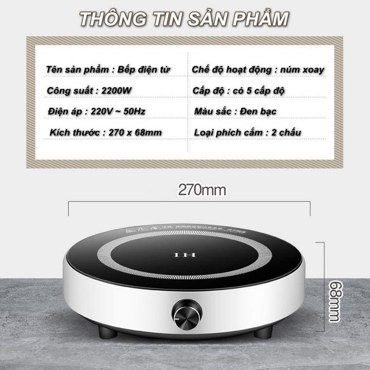 Bếp Điện Từ Đơn Lập Electromagnetic HI Tăng Tốc Độ Nấu Cho Căn Bếp - Home and Garden