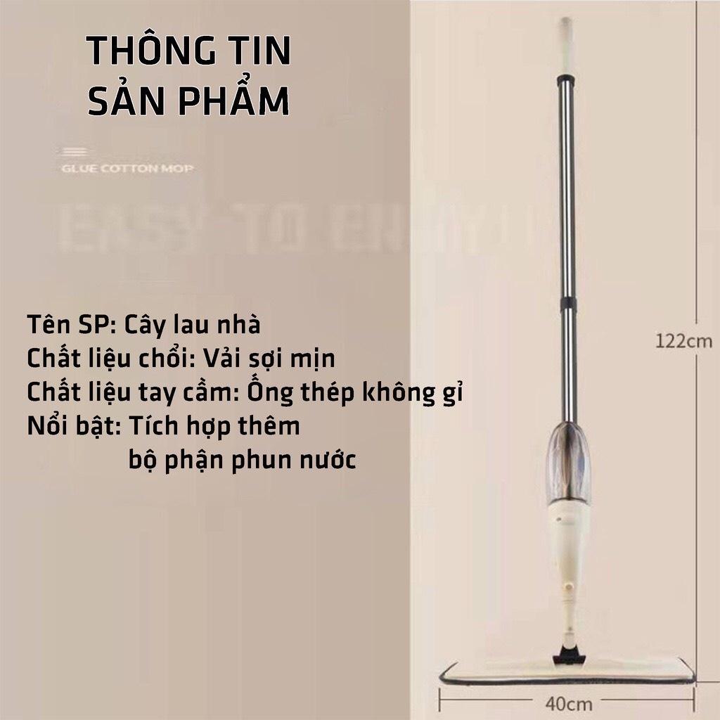 Chổi lau nhà phun sương thông minh xoay 360 độ,Cây lau nhà bình xịt phun sương 2 trong 1