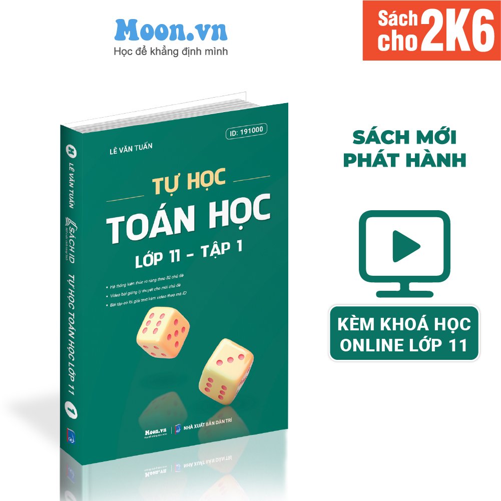 Sách ID tự học Toán Học Lớp 11 Tập 1 Chương Trình Sgk mới Moonbook