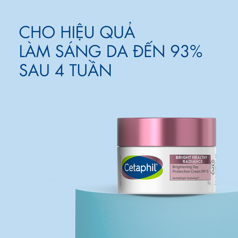 Trọn bộ 4 sản phẩm dưỡng sáng da Cetaphil Bright Healthy Radiance Sữa rửa mặt 100g + Nước cân bằng 150ml + Kem dưỡng ẩm ngày 50g và Kem dưỡng ẩm đêm 50g