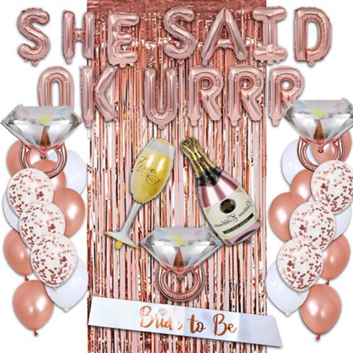 Bộ bong bóng trang trí tiệc chia tay độc thân giá rẻ bachelorette party ctdt41