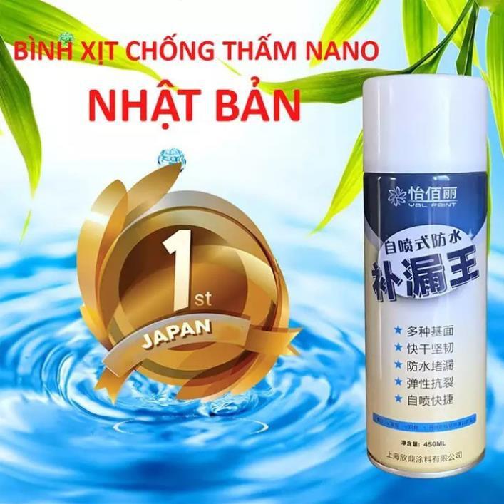 Xịt Chống Thấm, Dung Dịch Chống Thấm Đa Năng Công Nghệ Nhật Bản Giúp Chống Thấm Hiệu Quả Cho Tường,Trần , Mái Nhà