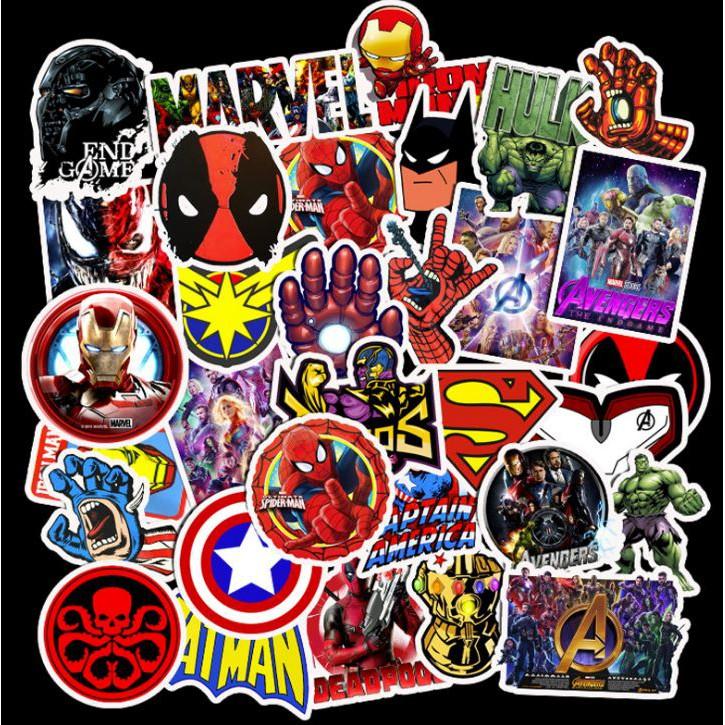 Sticker dán cao cấp siêu anh hùng Cực COOL ms#3