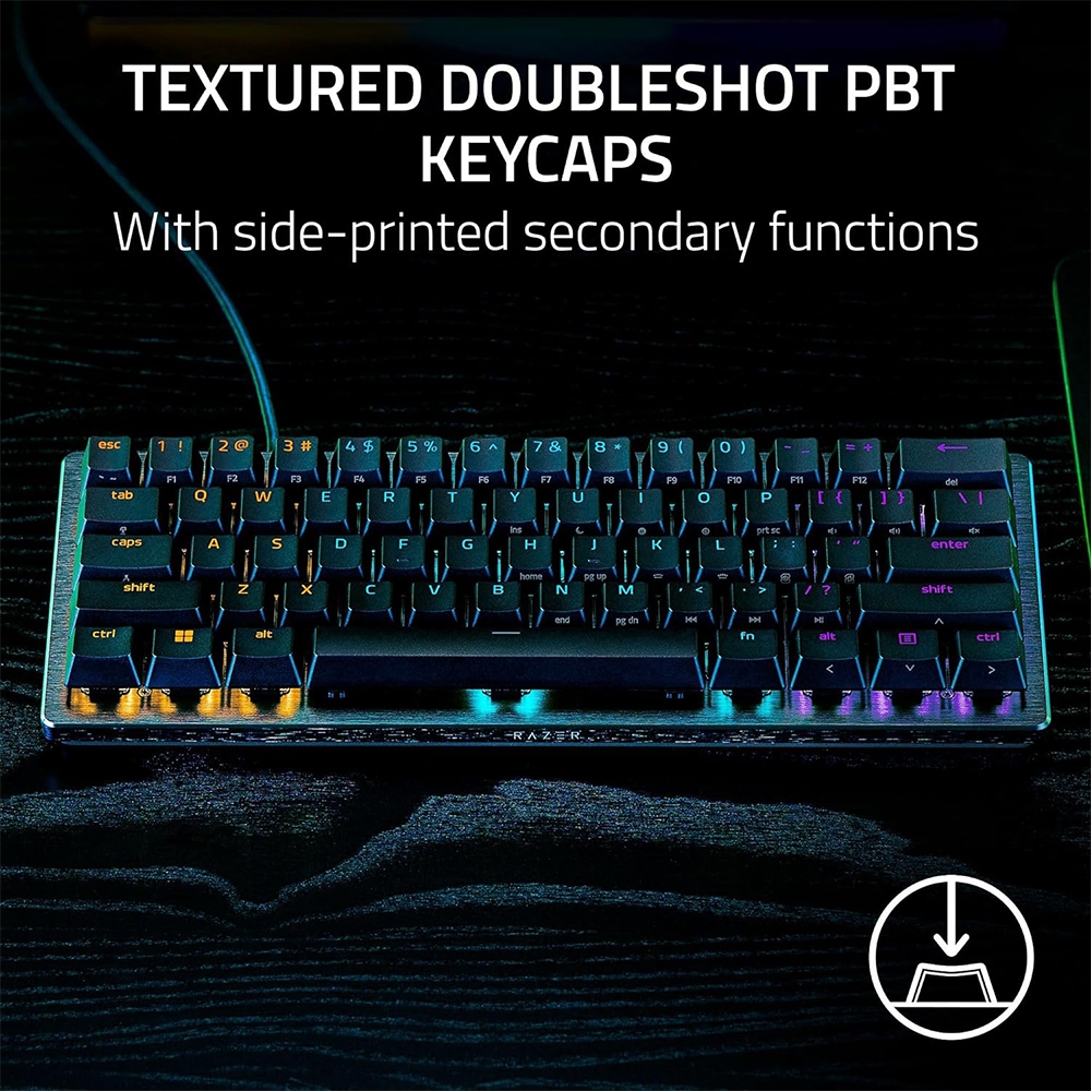 Bàn phím Razer Huntsman V3 Pro Mini - 60% Analog Optical Esports Keyboard_Mới, hàng chính hãng
