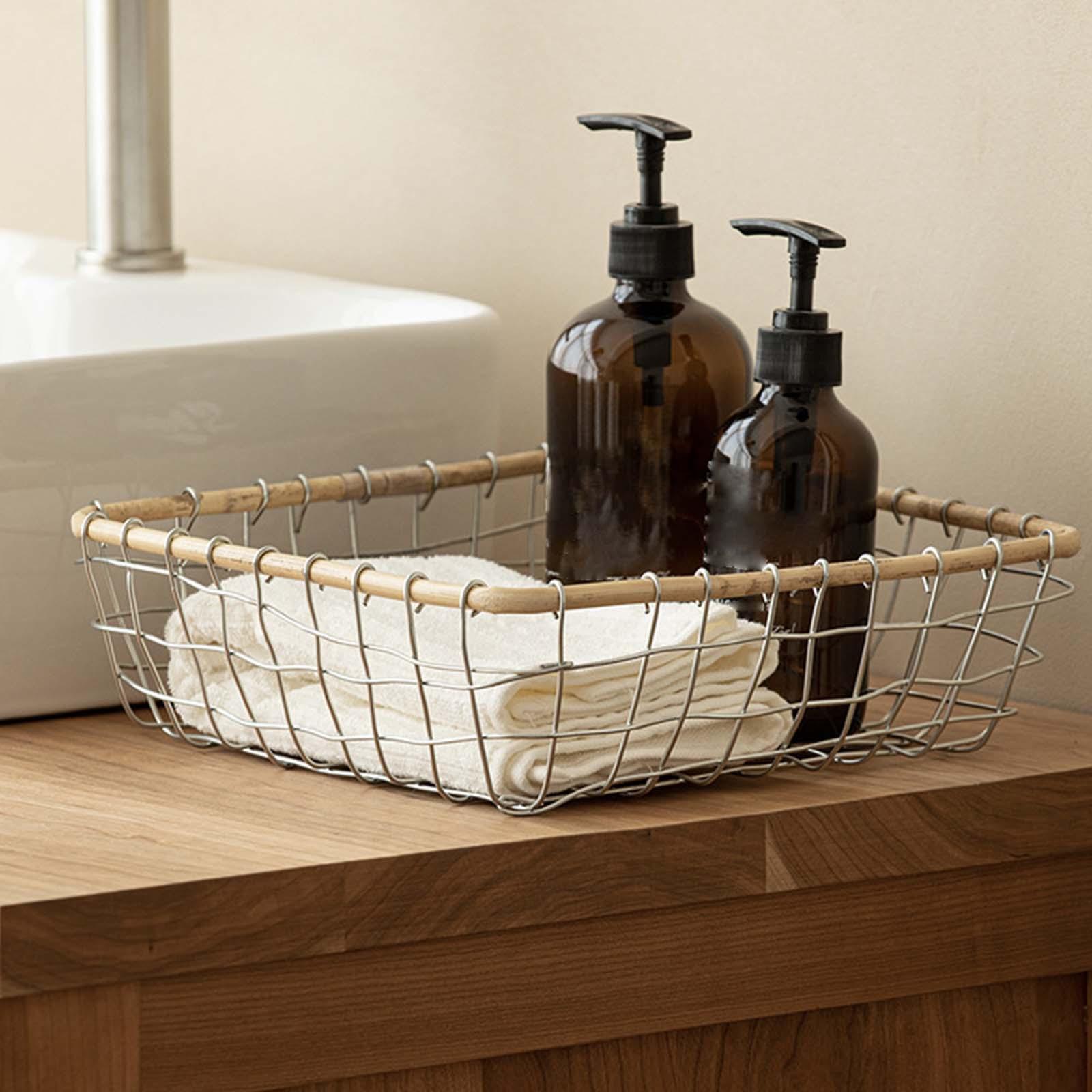Fruit Basket Wire Basket Desk Creative Countertop Chicken Egg Storage Basket
