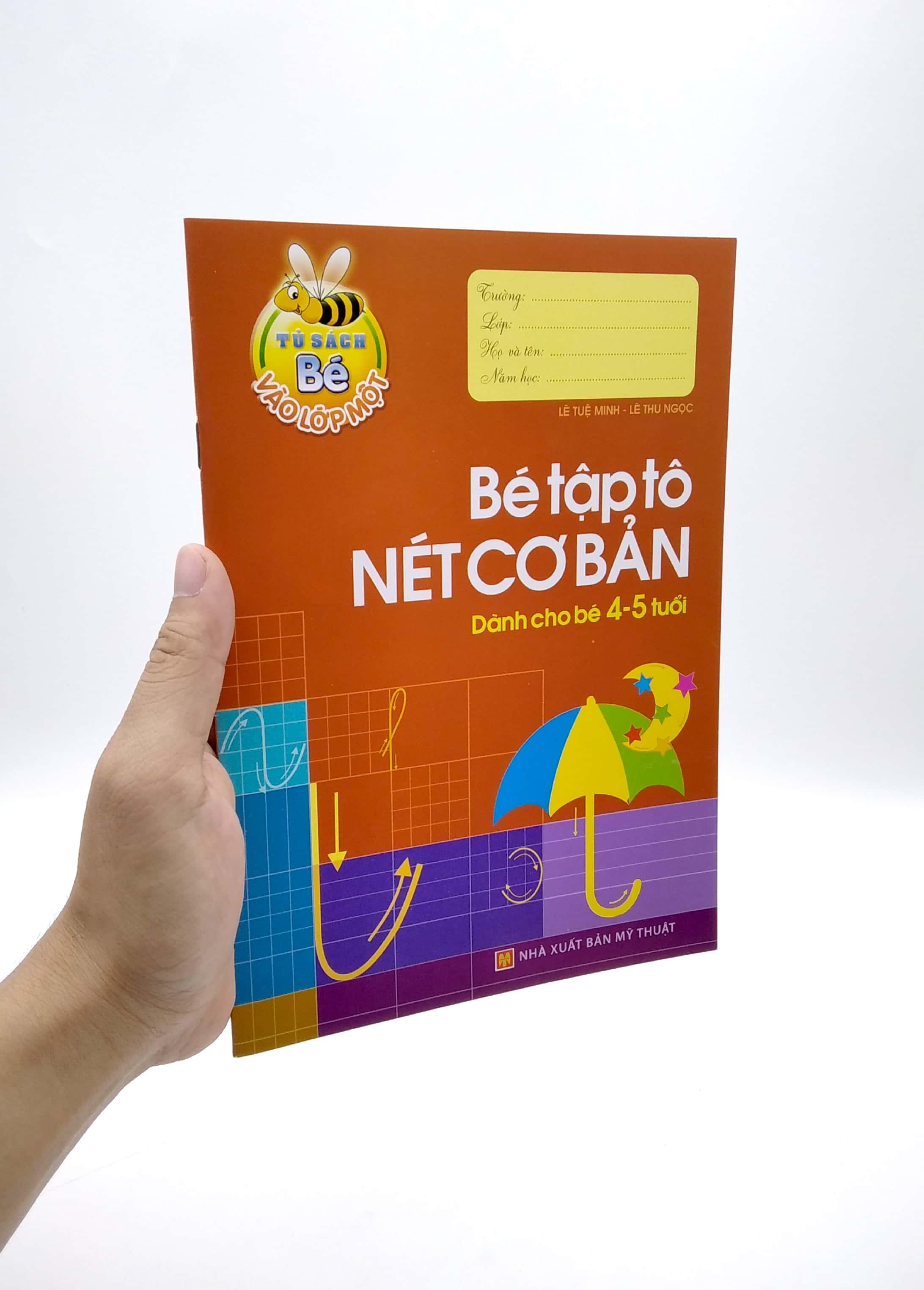 Tủ Sách Cho Bé Vào Lớp 1 - Bé Tập Tô Nét Cơ Bản - Dành Cho Bé 4-5 Tuổi (2022)