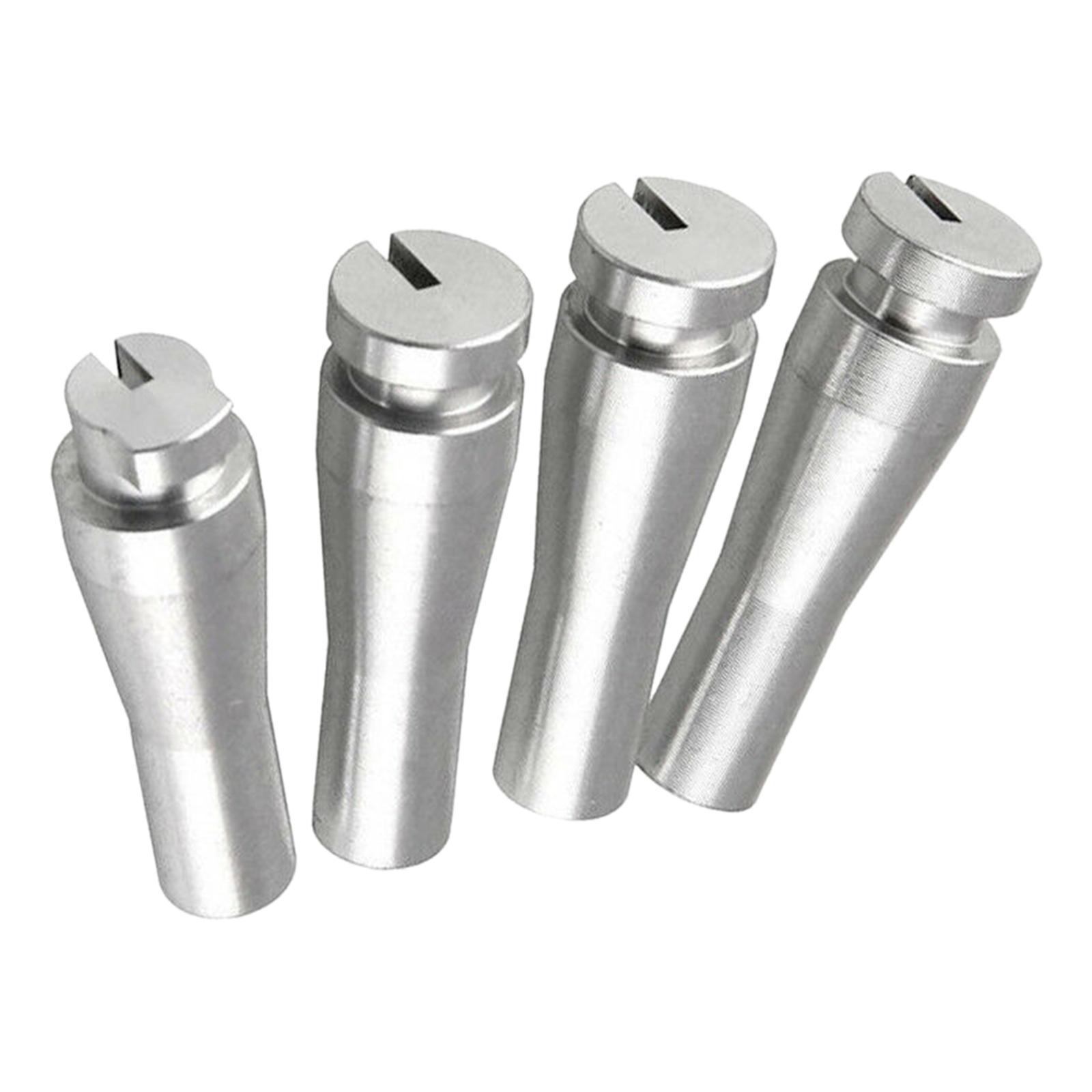 4x Car Door Latch Cable Repair , Replacement Aluminum Latch Lock Cable Ends for Good Performance Easy Installation