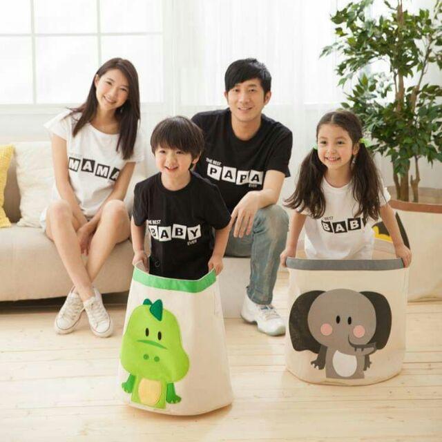 Áo gia đình thun cotton tay ngắn